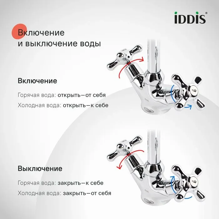 Смеситель Iddis Джилс (Jeals) 59000T4C+W04 для кухни