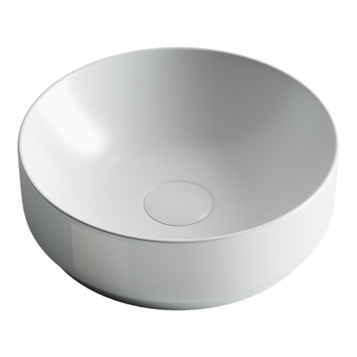 Раковина из сантехнического фарфора Ceramica Nova Элемент (Element) 36 см CN6006 накладная цвет белый матовый