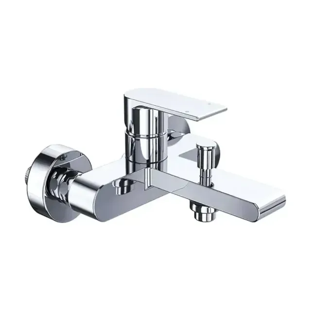 Смеситель для ванны AZARIO DELANO короткий излив, хром (AZ-15840511)