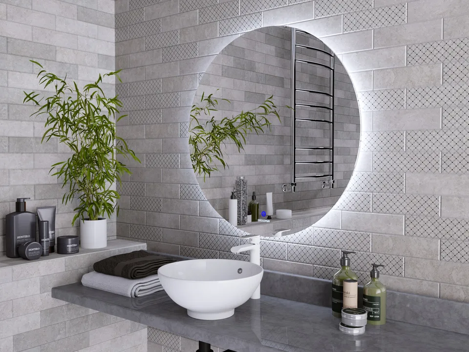 Зеркало COSMO-промо (700*700*45) LED с сенсорным выключателем
