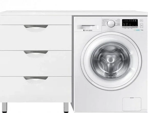 Тумба с раковиной Style Line Жасмин 120 L 3 ящика под стиральную машину