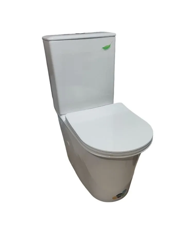 Унитаз-компакт Ceruttispa Avisio 38*61 безободковый с крышкой-сиденьем микролифт Slim