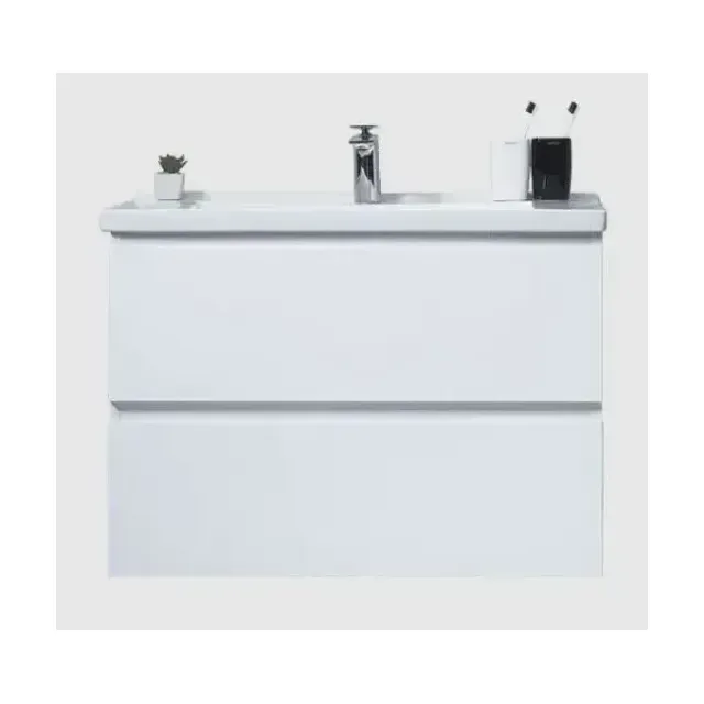 Тумба с раковиной Orans BC-4023-800 W белый глянец