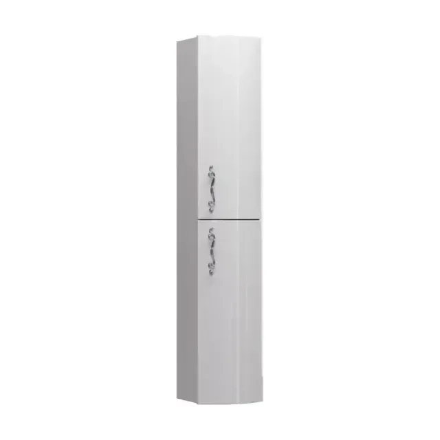 Пенал Aima Amethyst 30П 2д white R выпуклый