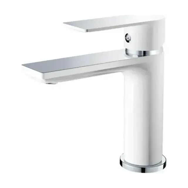 Смеситель Haiba HB10505-8 для раковины белый/хром