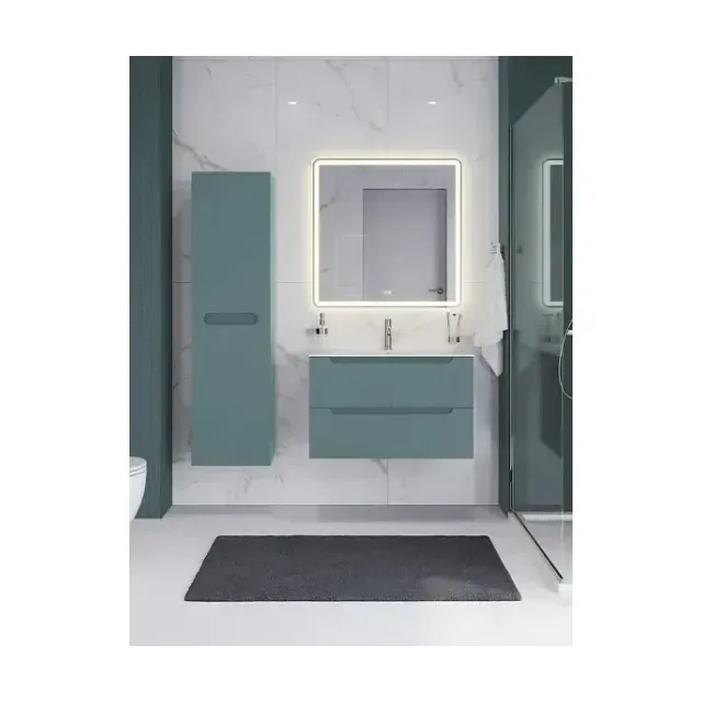 Тумба с раковиной BelBagno Этна (Etna) 80 голубая матовая (раковина LOV-800-LVB)