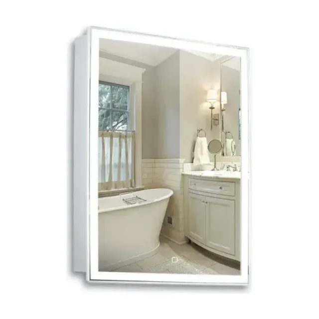 Зеркало-шкаф Silver Mirrors Киото 50 R сенсорный выключатель с Led-подсветкой