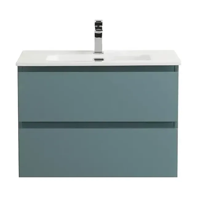 Тумба с раковиной BelBagno Крафт (Kraft) 39 70 подвесная голубая матовая (раковина BB700/390ETL)