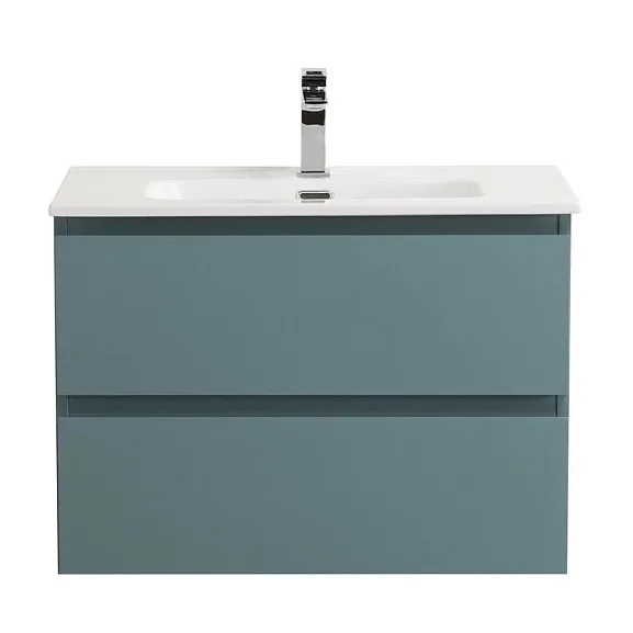 Тумба с раковиной BelBagno Крафт (Kraft) 39 70 подвесная голубая матовая (раковина BB700/390ETL)