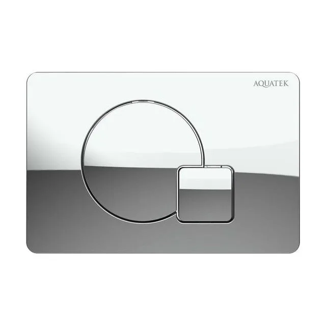 Панель смыва KDI- 0000067 (QB) хром глянец