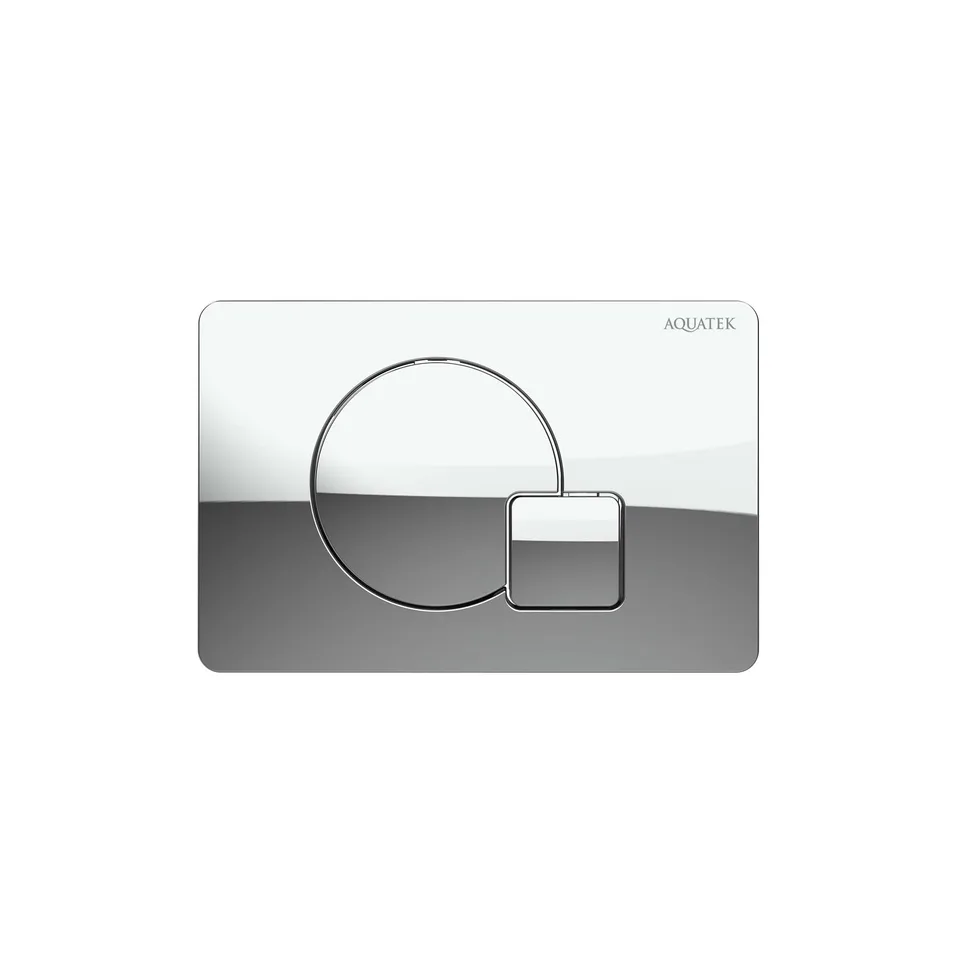 Панель смыва KDI- 0000067 (QB) хром глянец