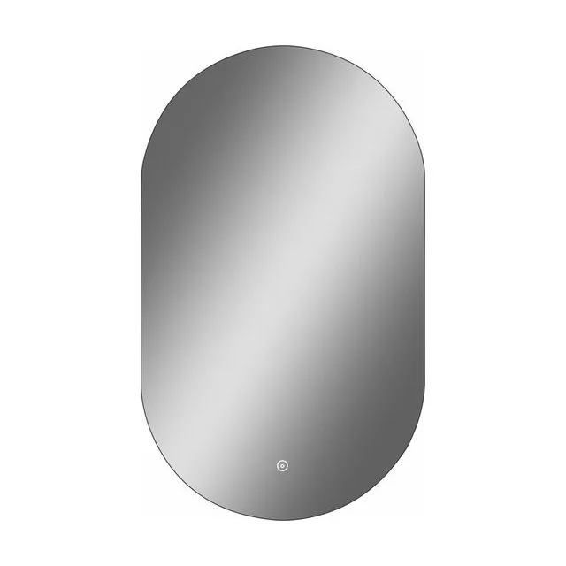 Зеркало Zled-F с LED-подсветкой, 60*100см, овальное