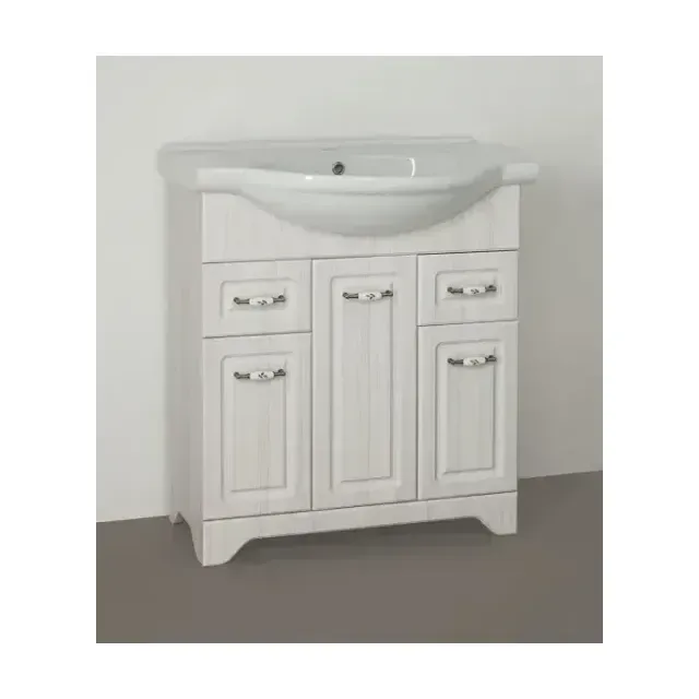 Тумба с раковиной Style Line Олеандр-2 75 пастель