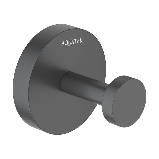 Крючок AQUATEK, матовый черный AQ4601MB БЕТТА