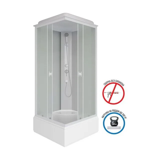 Душевая кабина Niagara Promo P100/26Q/MT (100х100х215)