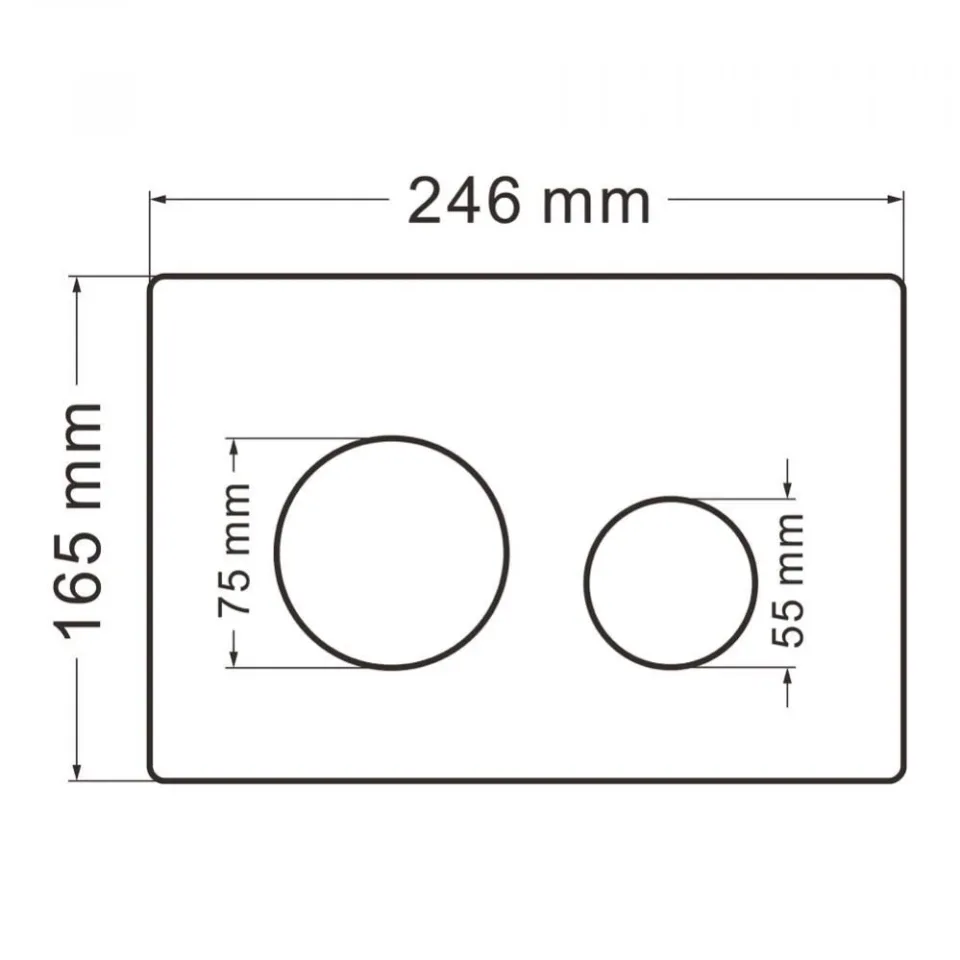Инсталляция для подвесного унитаза ABBER AC0105 клавиша смыва AC0121MMG матовое золото
