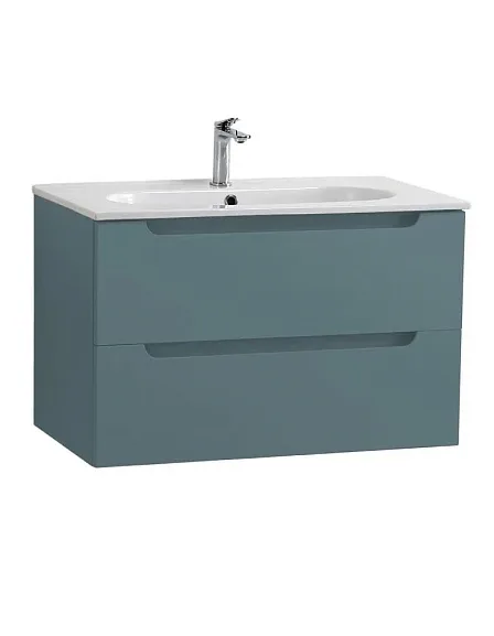Тумба с раковиной BelBagno Этна (Etna) 90 голубая матовая (раковина LOV-900-LVB)