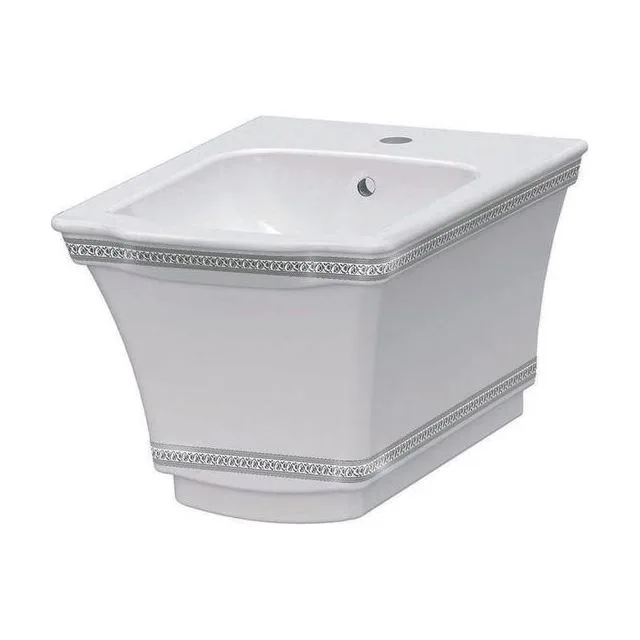 Подвесное биде Boheme Hermitage Chrome 953-CR 37*52