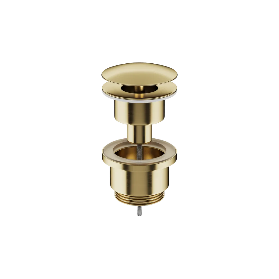 Донный клапан для раковины Ceramica Nova 70003BGnc цвет золото брашированное