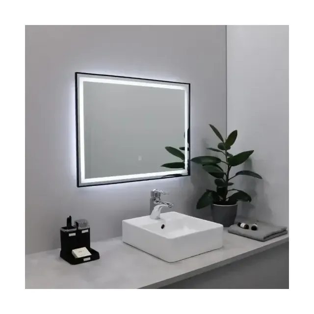 Зеркало Fixsen FX-2080B 80*60 с led-подсветкой черное