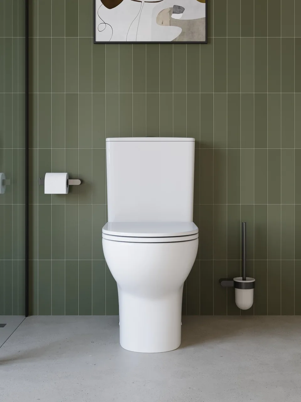 Унитаз-компакт с сиденьем и смывом TORNADO BelBagno LOUNGE-TOR-2 BB2802CP/T-TOR/SC