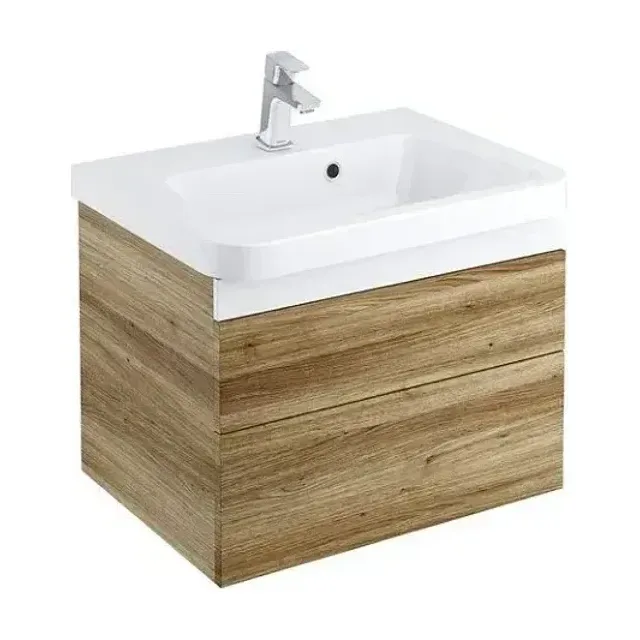 Тумба с раковиной Ravak 10° 55 темный орех