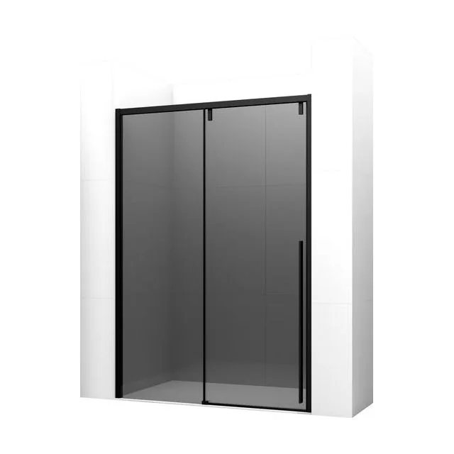 Дверь в нишу Ambassador Intense 110022203IBB (140х200) черный,стекло тонированное,раздвижная