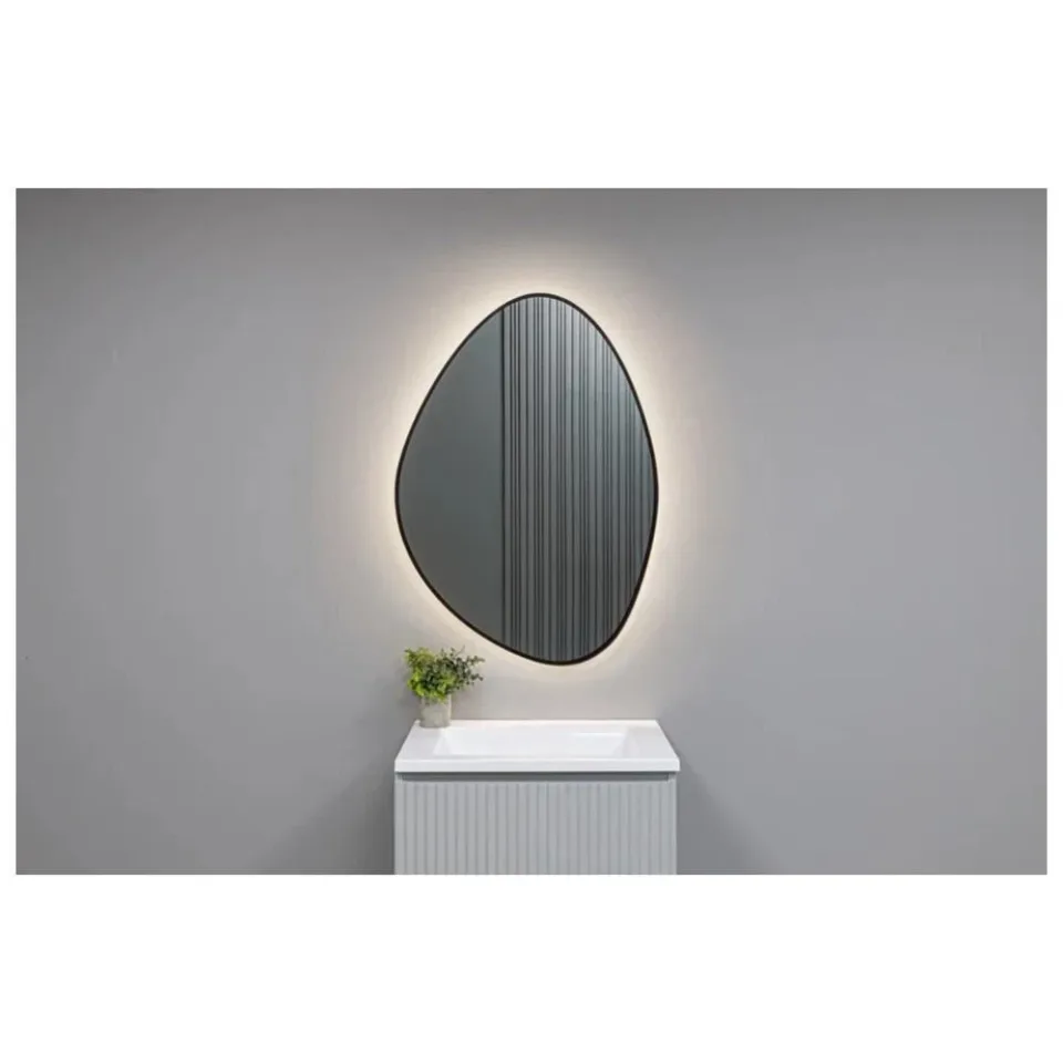 Зеркало Silver Mirrors Lucas Black-TX 70*100 с интерьерной Led-подсветкой инфракрасный выключатель