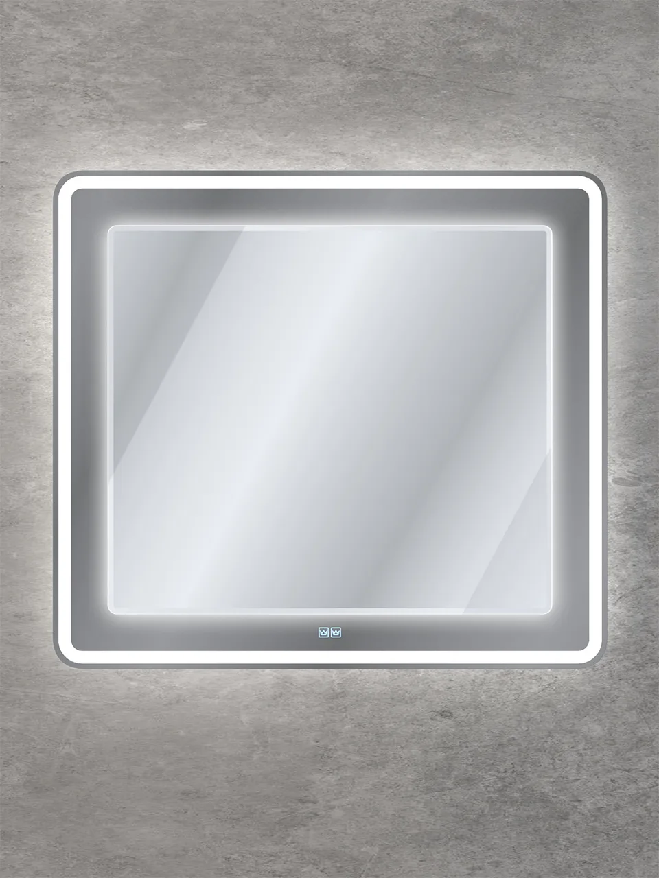 Зеркало со встроенной и контурной подсветками CEZARES CZR-SPC-RELAX-1000-800-LED-TCH-BR
