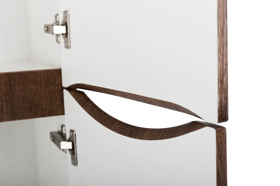 Шкаф подвесной BelBagno FLY-MARINO-1500-2A-SC-RW-P-R Rovere Moro, правый