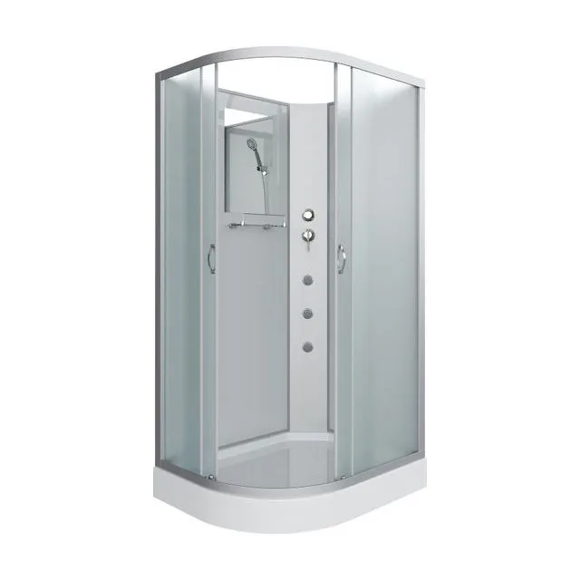 Душевая кабина Niagara Classic NG-3312-14RBKG (120х80х200) низкий поддон(13см),стекло матовое