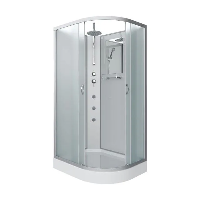 Душевая кабина Niagara Classic NG-3312-14LBKTG (120х80х210) низкий поддон(13см),стекло матовое