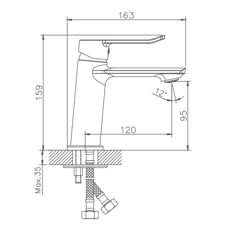 Смеситель Haiba HB10556 для раковины