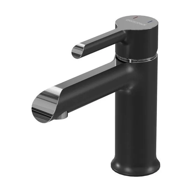 Смеситель для раковины Grossman Alba 510.K35.06.100/210 хром с черным