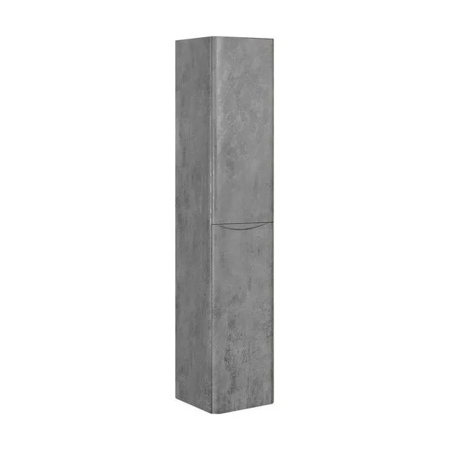 Шкаф-пенал Vincea VSC-2P170BT-L 35 см подвесной серый матовый (Beton) левосторонний