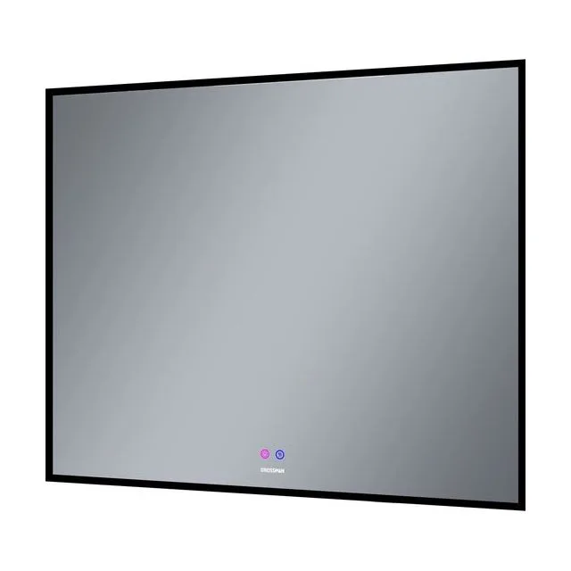 Зеркало PRAGMA-норма BLACK (900*800*45) LED с сенсорным выключателем и подогревом
