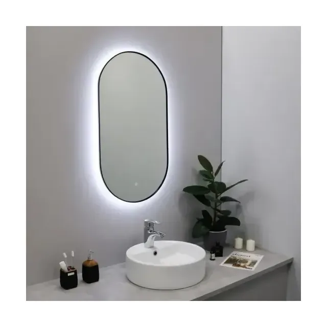 Зеркало Fixsen FX-3120B 50*120 с led-подсветкой черное