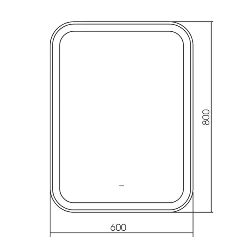 Зеркало Silver Mirrors Stiv neo 60*80 с Led-подсветкой инфракрасный выключатель