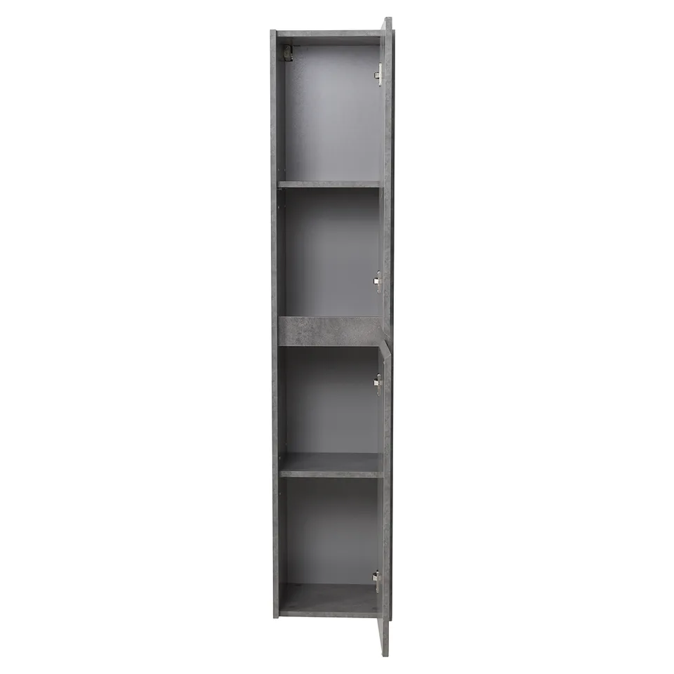 Шкаф подвесной BelBagno KRAFT-1600-2A-SC-CG-R Cemento Grigio, правый