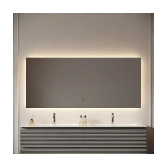 Зеркало с подсветкой Sancos Поле 2.0 (Square 2.0) SQ2.1600 160x80 подвесное управление взмахом руки