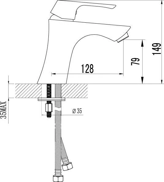 Смеситель Lemark Unit для раковины LM4506C