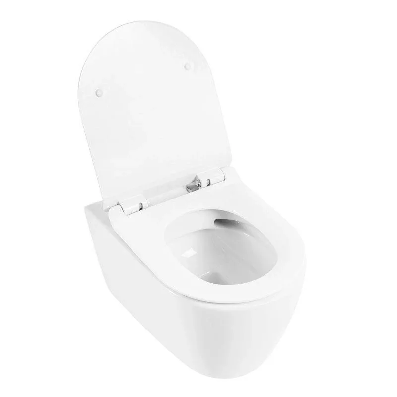 Подвесной унитаз BelBagno Марино (Marino) BB105CHR 36*52 безободковый с крышкой-сиденьем BB2111SC