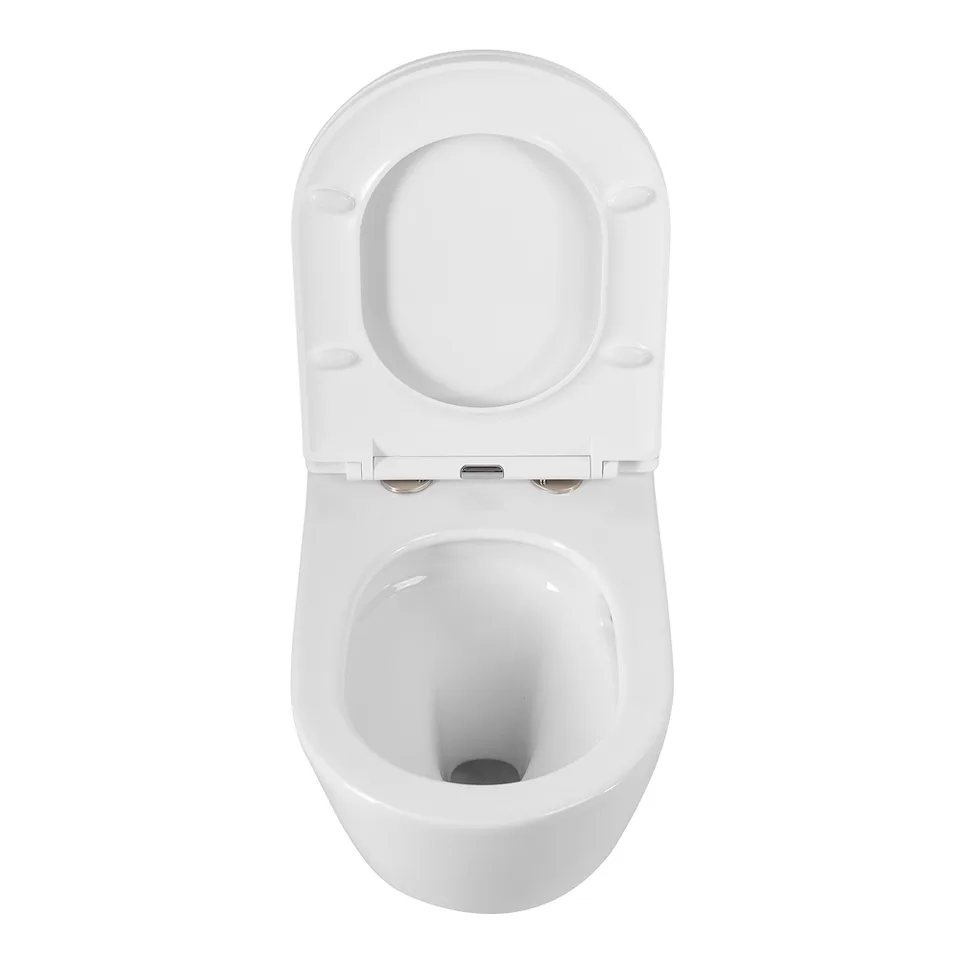 Унитаз подвесной безободковый с сиденьем CEZARES RELAX CZR-3806-53-TH-TOR/SC