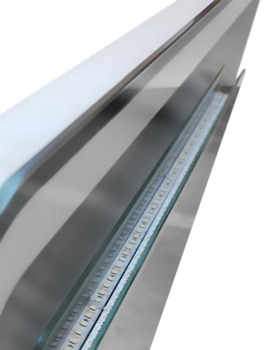 Зеркало со встроенной и контурной подсветками CEZARES CZR-SPC-RELAX-1000-800-LED-TCH-BR