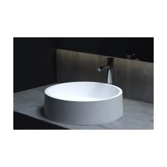 Накладная раковина Salini Gloria 01 S-Stone 44*44 цветная матовая (по RAL)