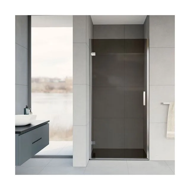 Душевая дверь Vincea Флекс (Flex) VDP-1F900CG 90х200 стекло тонированное 8 мм профиль хром