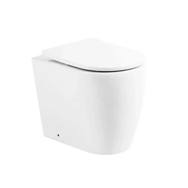 Приставной унитаз BelBagno Марино (Marino) BB105CBR 36*52 безободковый с крышкой-сиденьем микролифт BB2031SC