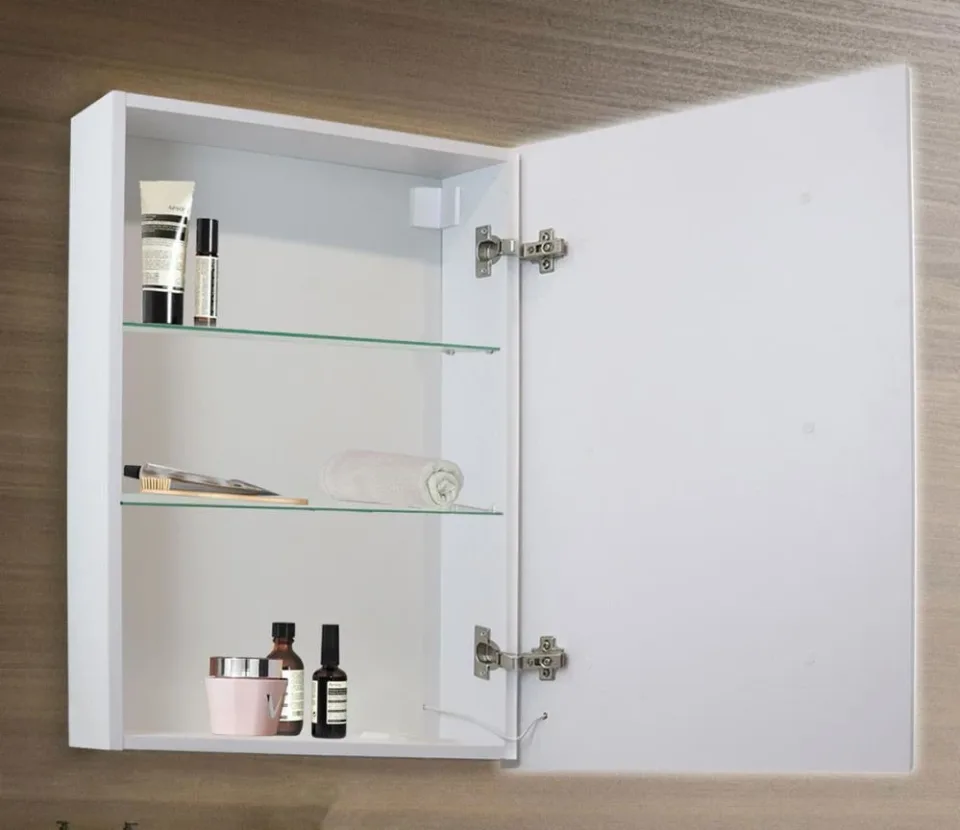 Зеркало-шкаф Silver Mirrors Киото 50 R сенсорный выключатель с Led-подсветкой