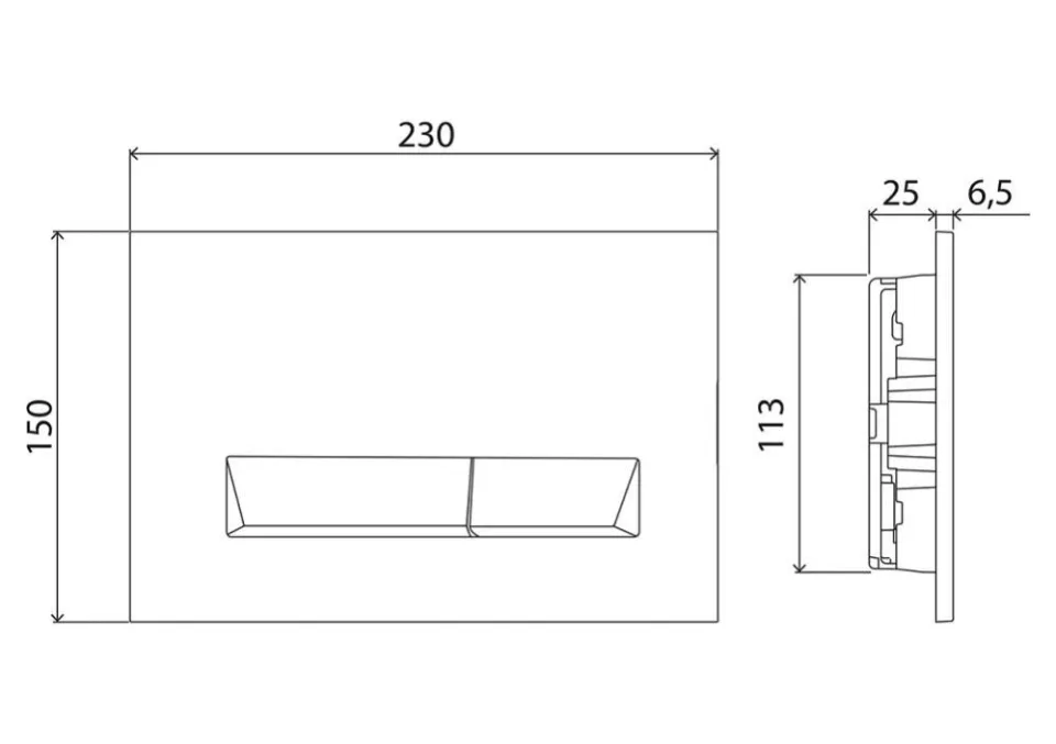 Комплект инсталляции BelBagno BB002-80 с кнопкой смыва BB019-GV-CHROME BB017CH-TOR+BB870SC