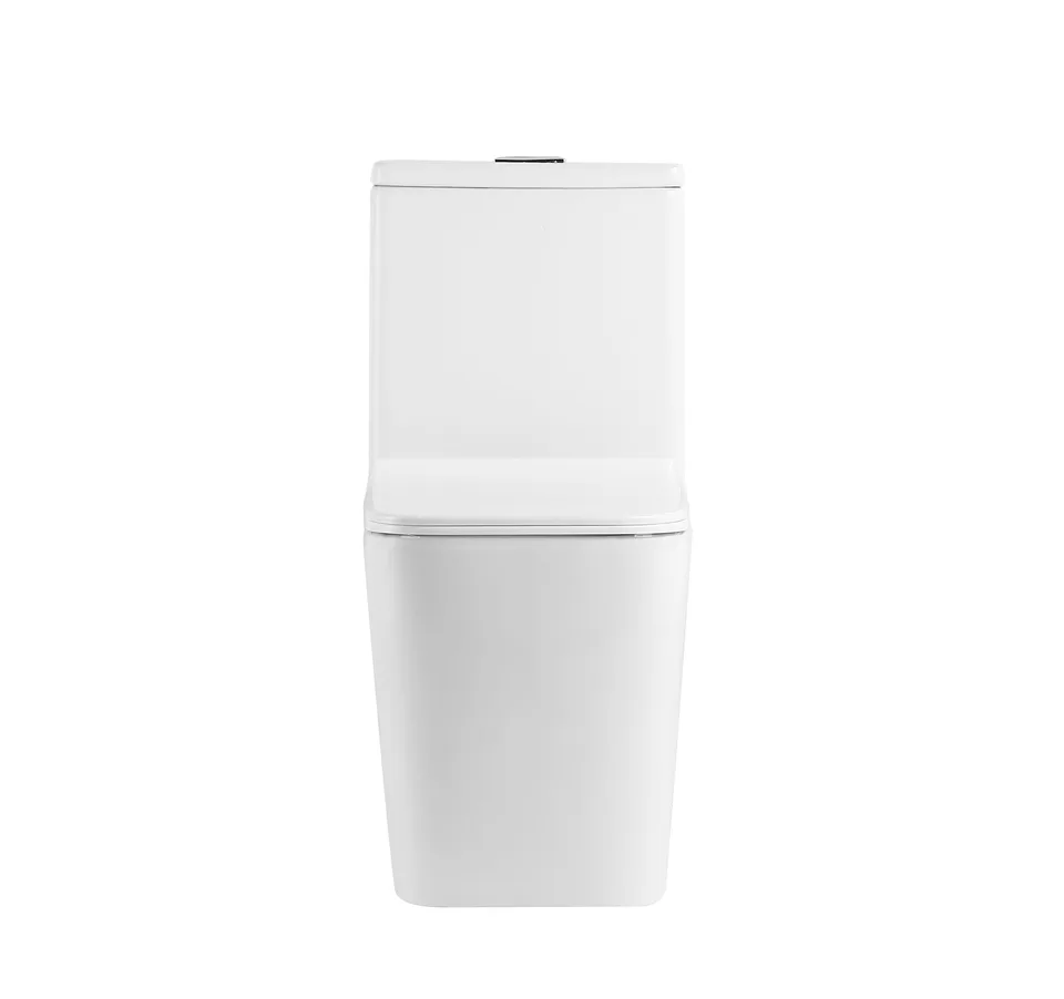 Унитаз напольный Grossman Classic GR-4486SQ-K44 (640х360х800) безободковый,белый,моноблок с тонкой крышкой,микролифт,смыв торнадо,1 мест